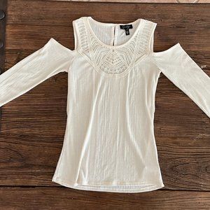 Jessica Simpson Peek a boo shoulder. Size Medium